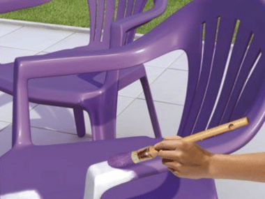 peindre chaise plastique