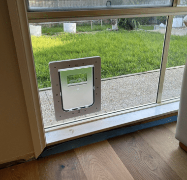 installer chatiere double vitrage