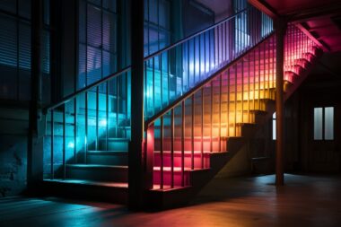Les meilleures couleurs pour illuminer une cage d'escalier sombre