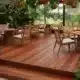 Terrasse en bois exotique
